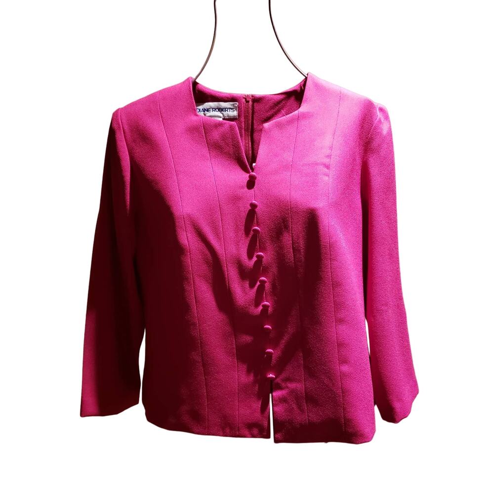 Diane Roberts size 16H Burgundy/Wine suit